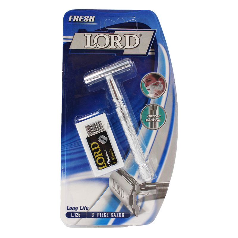 خودتراش لرد مدل Long Life به همراه تیغ یدک بسته 5 عددی