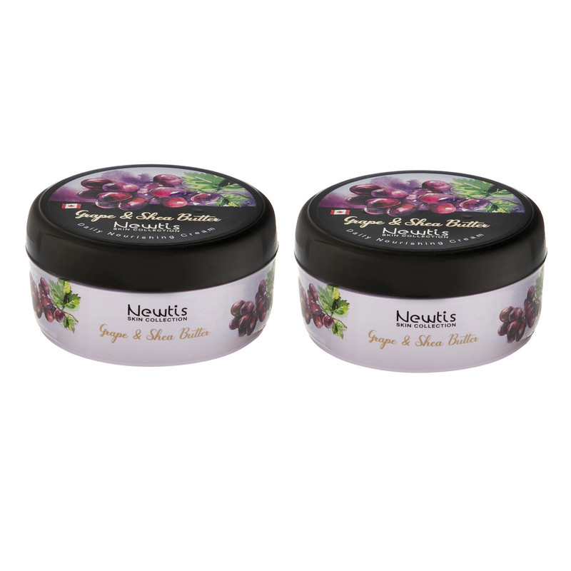 کرم مرطوب کننده نیوتیس مدل grape حجم 200 میلی لیتر مجموعه 2 عددی