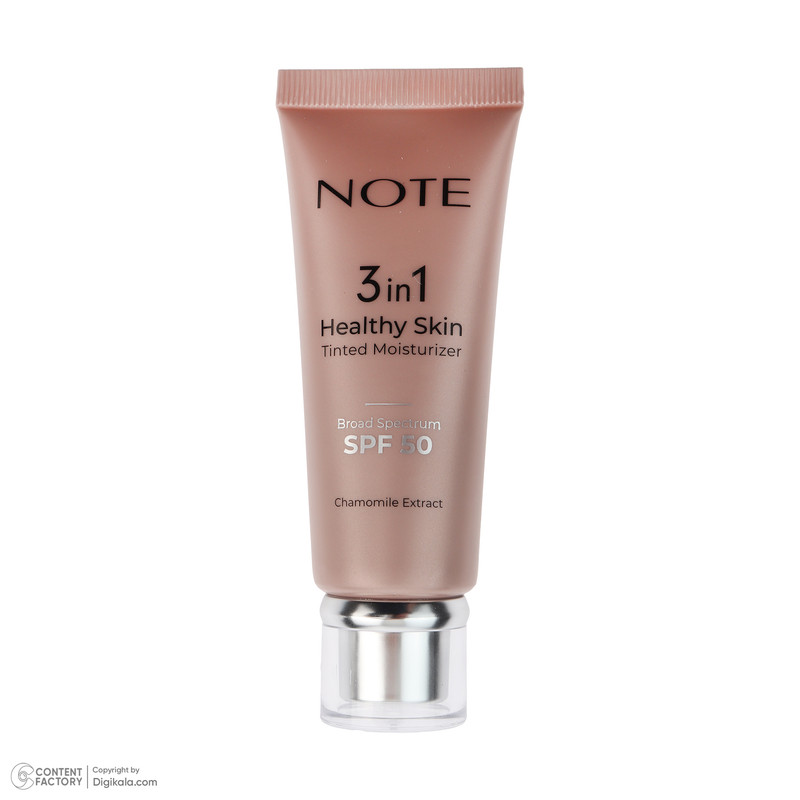 کرم پودر مایع SPF 50 نوت مدل 3in1 شماره 10 مناسب برای انواع پوست حجم 30 میلیلیتر