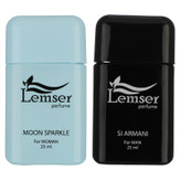 عطر جیبی لمسر مدل MOON SPARKLE - Si Armani حجم 25 میلی لیتر مجموعه دو عددی