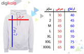 هودی مردانه طرح رخ کد W107