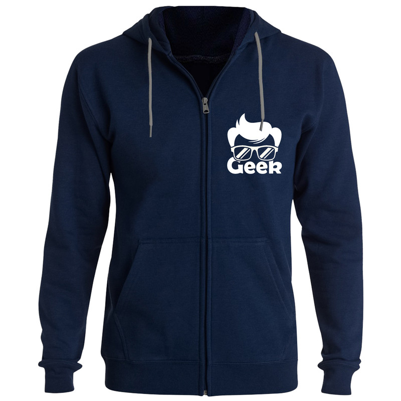 سویشرت مردانه طرح geek کد F198