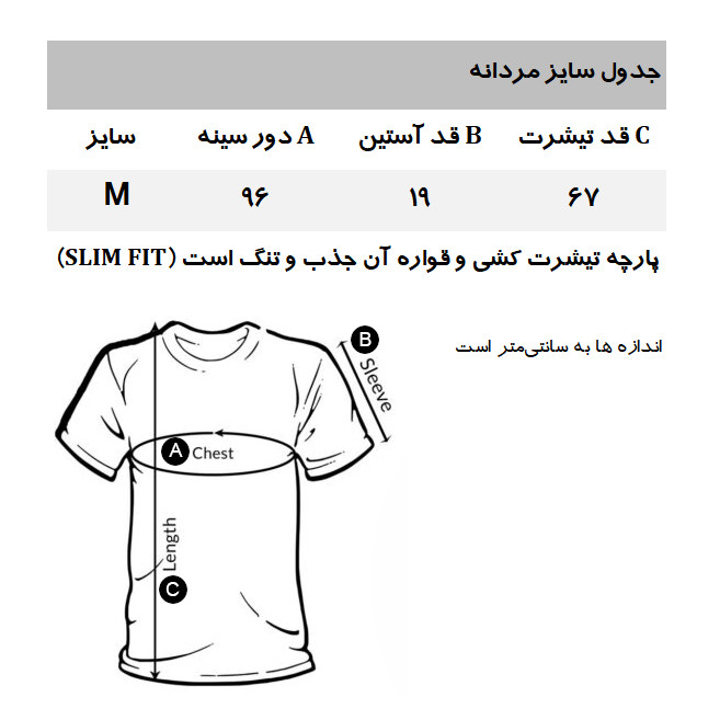 تی شرت آستین کوتاه مردانه مدل NV141LK