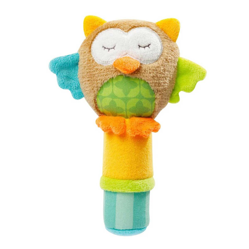 جغجغه طرح سوسیسی مدل JJOVCE baby owl