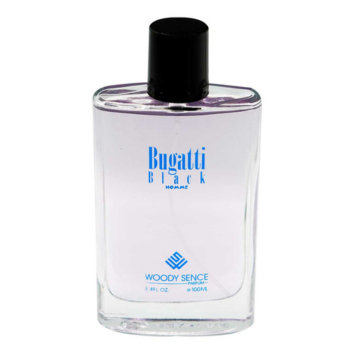 ادو پرفیوم مردانه وودی سنس مدل Bugatti Black حجم 100 میلی لیتر