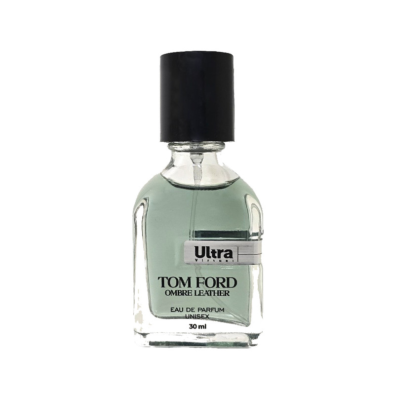 عطر جیبی مردانه اولترا ویرچوآل مدل Tomford omber leather با رایحه گرم حجم 30 میلی‌لیتر
