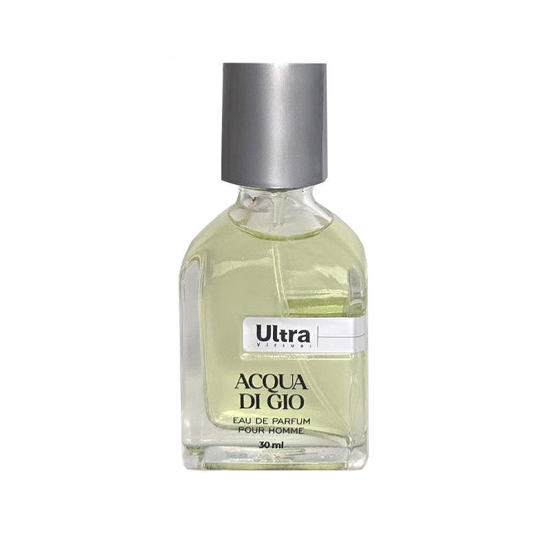 عطر جیبی مردانه اولترا ویرچوآل مدل Aqua Di Gio با رایحه چوبی حجم 30 میلی‌لیتر