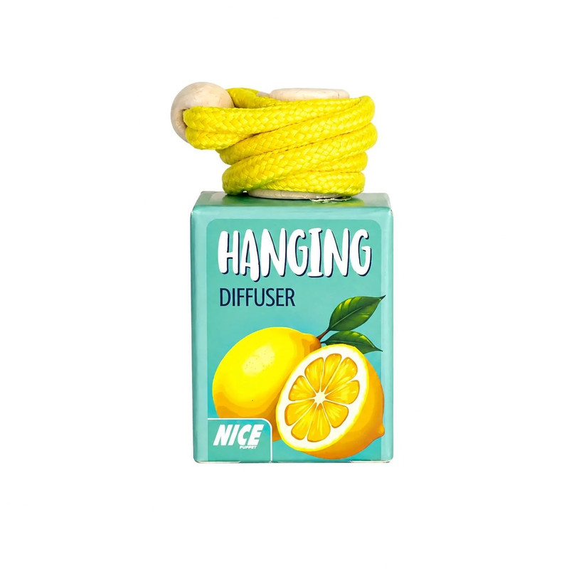 خوشبوکننده خودرو نایس پاپت مدل Lemon با رایحه لیمو حجم 10 میلی‌لیتر