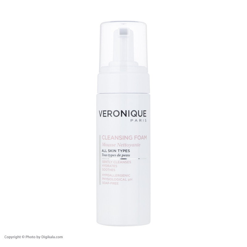 فوم شستشو صورت ورونیک مدل Hypoallergenic حجم 150 میلی لیتر