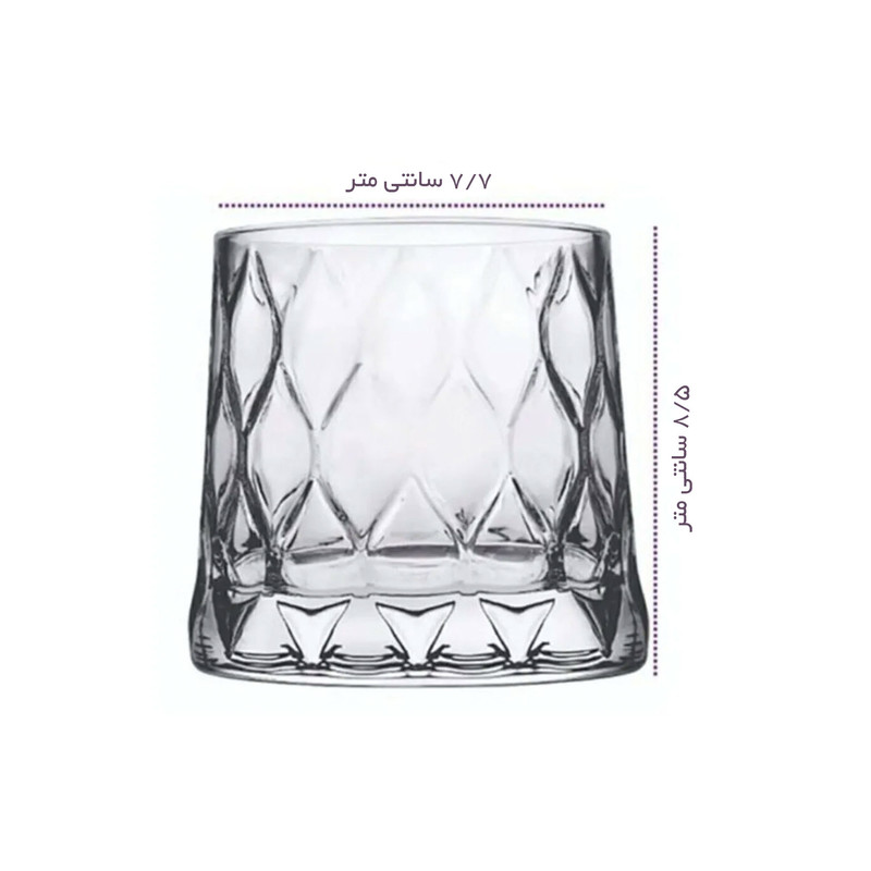 لیوان پاشاباغچه مدل لیفی کد 420194 بسته 4 عددی