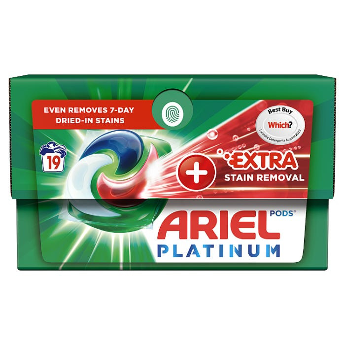 قرص ماشین لباسشویی ایتالیایی آریل مدل Platinum Washing مناسب انواع لباس بسته 19 عددی