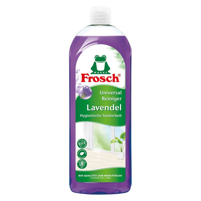 مایع پاک‌کننده چند منظوره سطوح با رنگ بنفش فراش مدل Lavender با رایحه اسطوخودوس حجم 750 میلی‌لیتر
