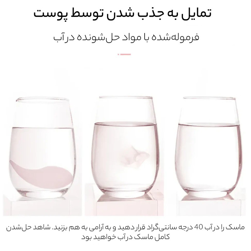 ماسک دور چشم بایو آکوا مدل طلا حجم 80 میلی لیتر بسته 60 عددی