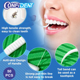 نخ دندان کانفیدنت مدل floss-Pillow سه بسته 50 عددی