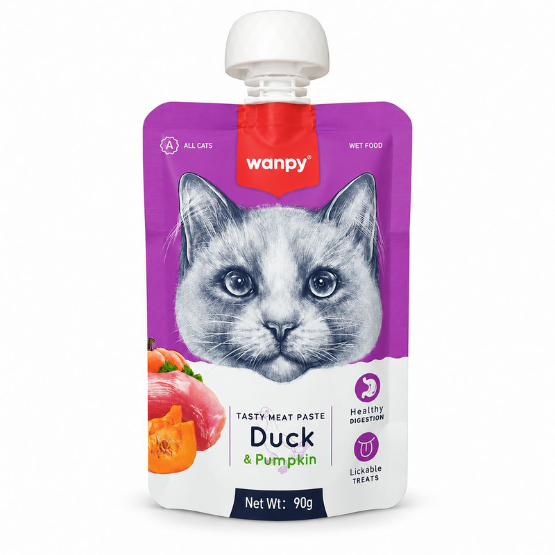 پودینگ گربه ونپی مدل Duck وزن 90 گرم