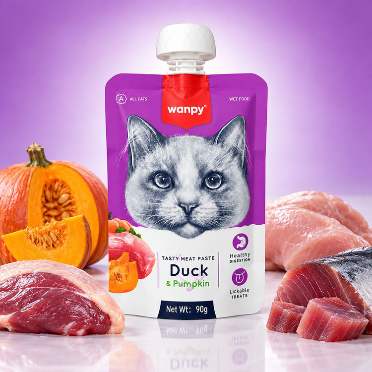 پودینگ گربه ونپی مدل Duck وزن 90 گرم