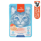 پوچ گربه ونپی مدل Stew Tuna Shrimp وزن 70 گرم