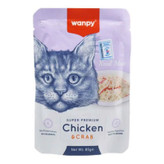 پوچ گربه ونپی مدل سفارش اروپا با طعم مرغ و خرچنگ وزن 85 گرم