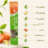 بستنی گربه مستر پیبادی طعم ماهی سالمون و امگا 3 وزن 15 گرم بسته 3 عددی