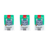 پوچ گربه ونپی مدل مرغ و میگو وزن 240 گرم بسته 3 عددی