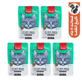پوچ گربه ونپی مدل مرغ و میگو وزن 400 گرم بسته 5 عددی