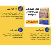 غذای خشک گربه جوسرا مدل DailyCat وزن 2 کیلوگرم