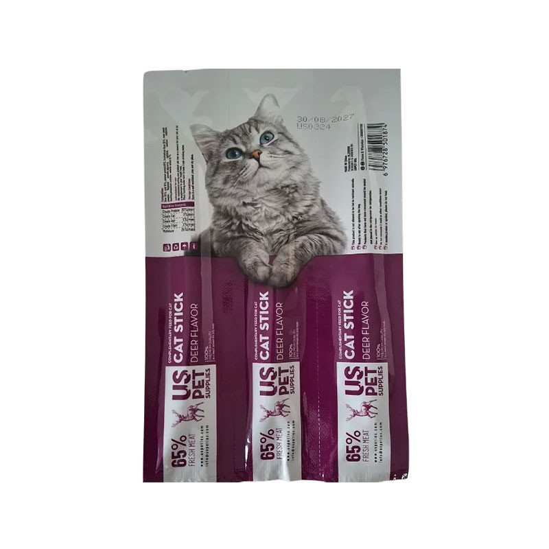 تشویقی گربه یو اس پت مدل Stick Deer Flavor مدادی با طعم گوشت گوزن وزن 10 گرم بسته 3 عددی