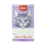 سوپ گربه بالغ ونپی مدل Meat Broth طعم اردک بسته ۱۲ عددی
