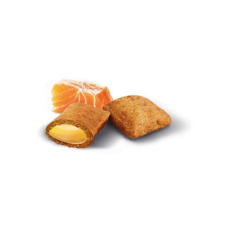 تشویقی گربه جیم کت مدل Nutri Pockets با طعم ماهی سالمون وزن 60 گرم