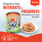 کنسرو غذای سگ ونپی مدل Complete & Balance با طعم مرغ و ماهی تن وزن 400 گرم