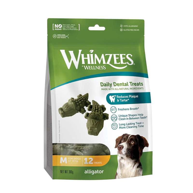 تشویقی سگ ویمزس مدل Alligator Medium Dog وزن ۳۶۰ گرم
