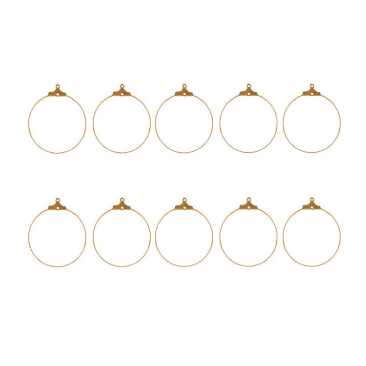 حلقه گوشواره آلما کد sall0410 بسته 10 عددی