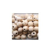 مهره دستبند مدل چوبی دایره ای کد 193 بسته 110 عددی