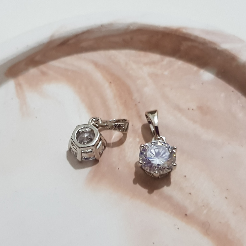 آویز گردنبند زنانه ژوپینگ مدل تک نگین 427
