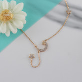 گردنبند زنانه ژوپینگ مدل ماه و ستاره کد I481