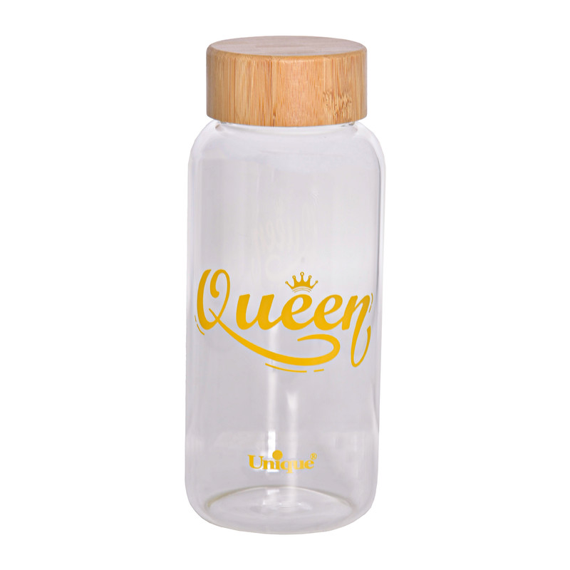 بطری آب یونیک طرح QUEEN کد 3060 گنجایش 0.83 لیتر