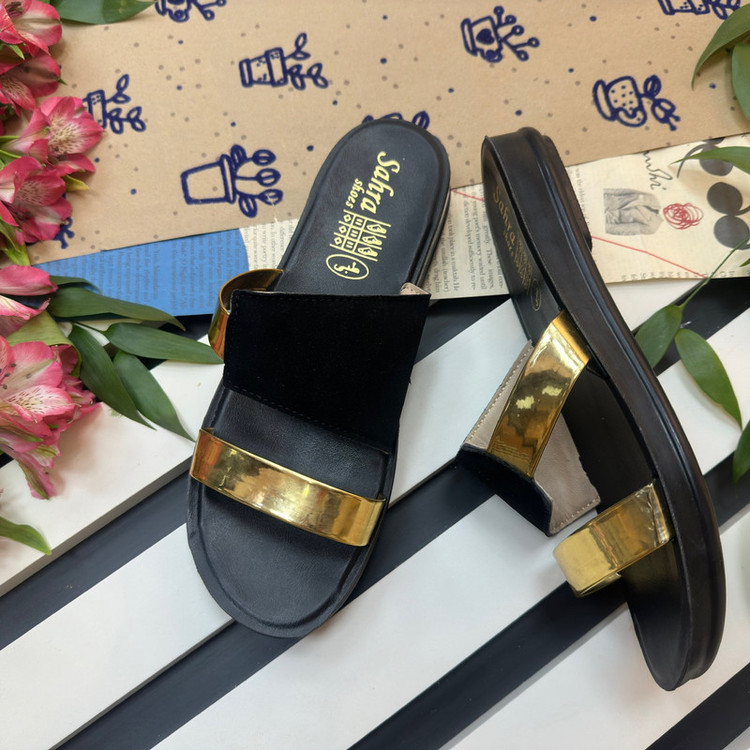 دمپایی زنانه مدل مهشید کد Bl-01