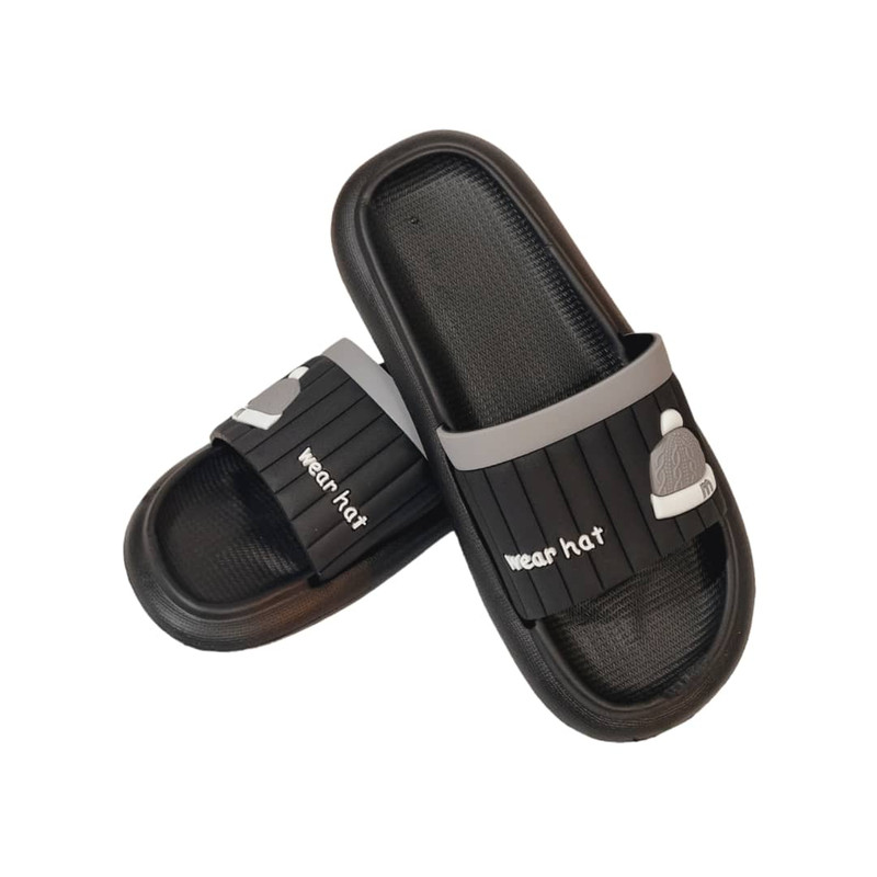 دمپایی زیتون مدل اسنو کد BL-0077