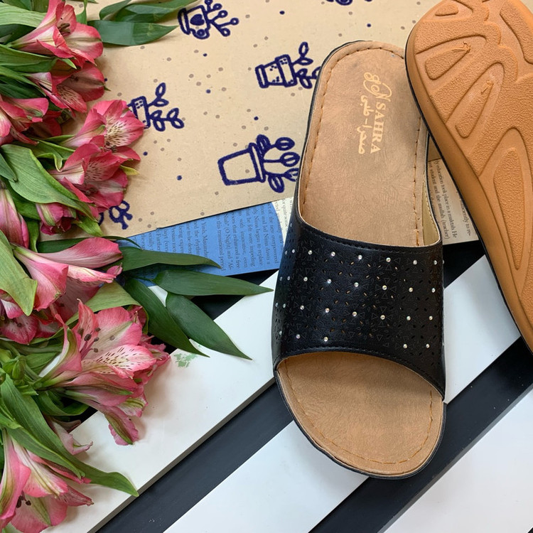 دمپایی زنانه صحرا مدل آذردخت کد Bl-01