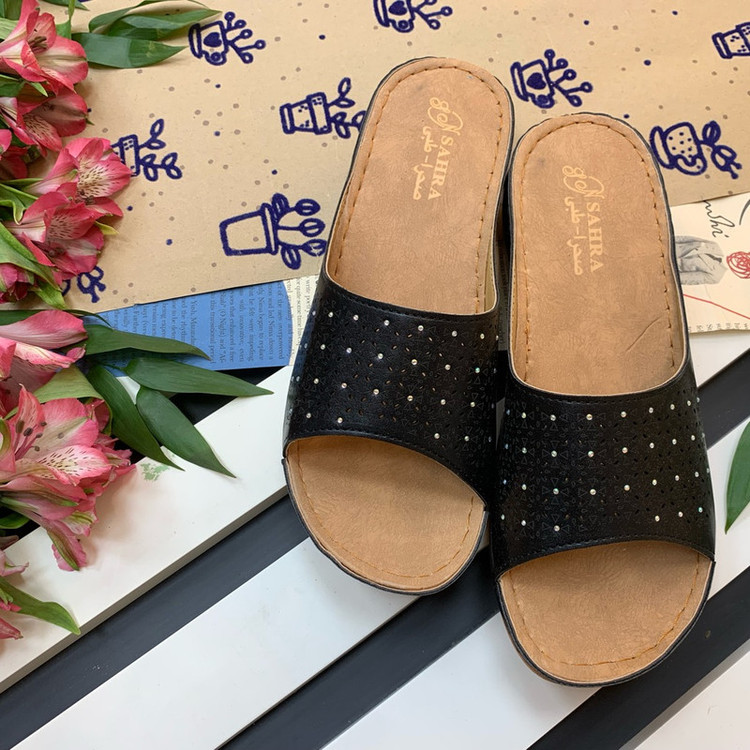 دمپایی زنانه صحرا مدل آذردخت کد Bl-01