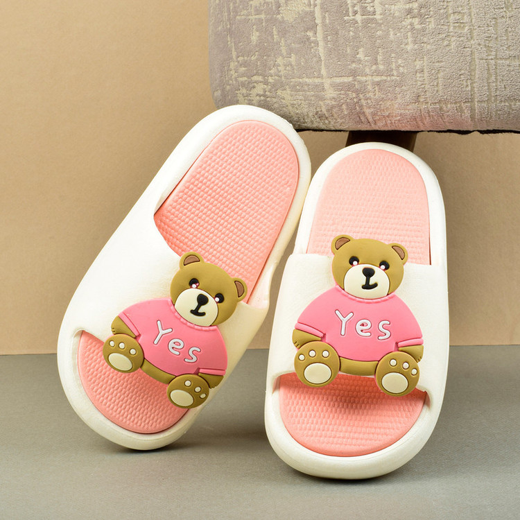 دمپایی دخترانه مدل YES TEDDY BNF.3650