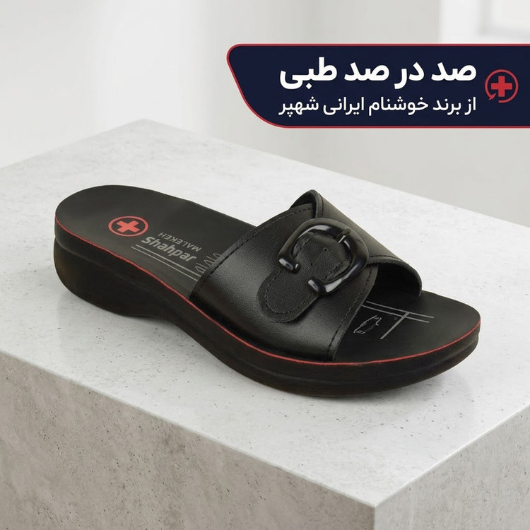 دمپایی طبی زنانه شهپر مدل سگکی BK.4347