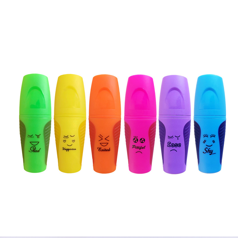 ماژیک علامت گذار اسکول فنس مدل Mini Neon کد 92302 بسته 6 عددی