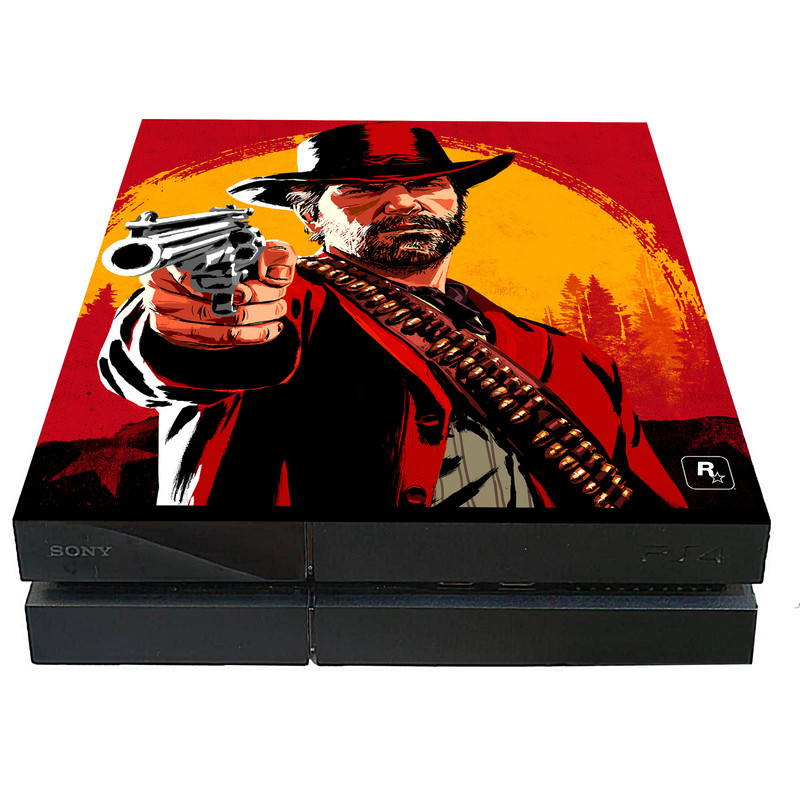 برچسب پلی استیشن ۴ مدل RED DEAD 4K کد 2045