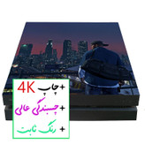 برچسب پلی استیشن ۴ مدل فرانکلین 4k