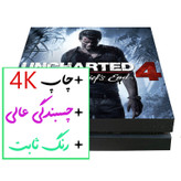 برچسب پلی استیشن ۴ مدل انچارتد 4k