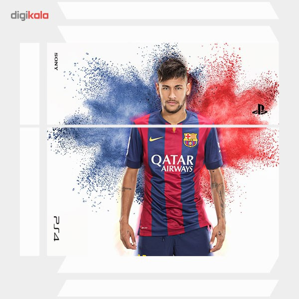 برچسب عمودی پلی استیشن 4 ونسونی طرح Neymar