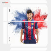 برچسب عمودی پلی استیشن 4 ونسونی طرح Neymar