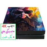 برچسب پلی استیشن ۴ فت مدل بازی خدای جنگ 4K کد 4258