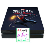 برچسب پلی استیشن ۴ مدل مرد عنکبوتی 4K کد 3649